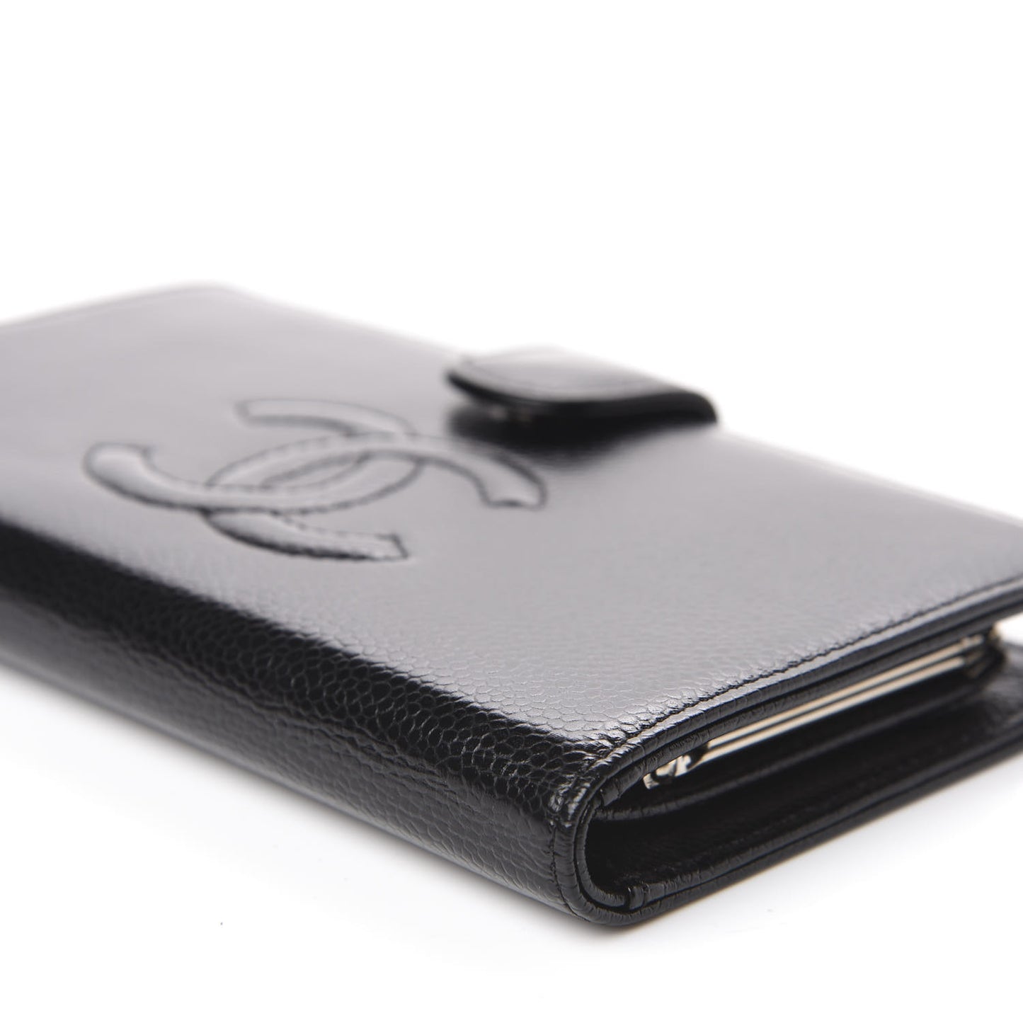 Caviar Timeless CC French Wallet Black