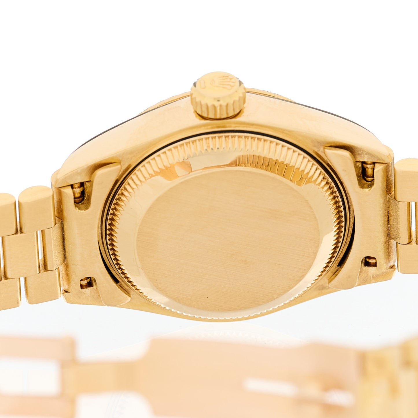 18K Yellow Gold Diamond 26mm Datejust President Watch Champagne 69178