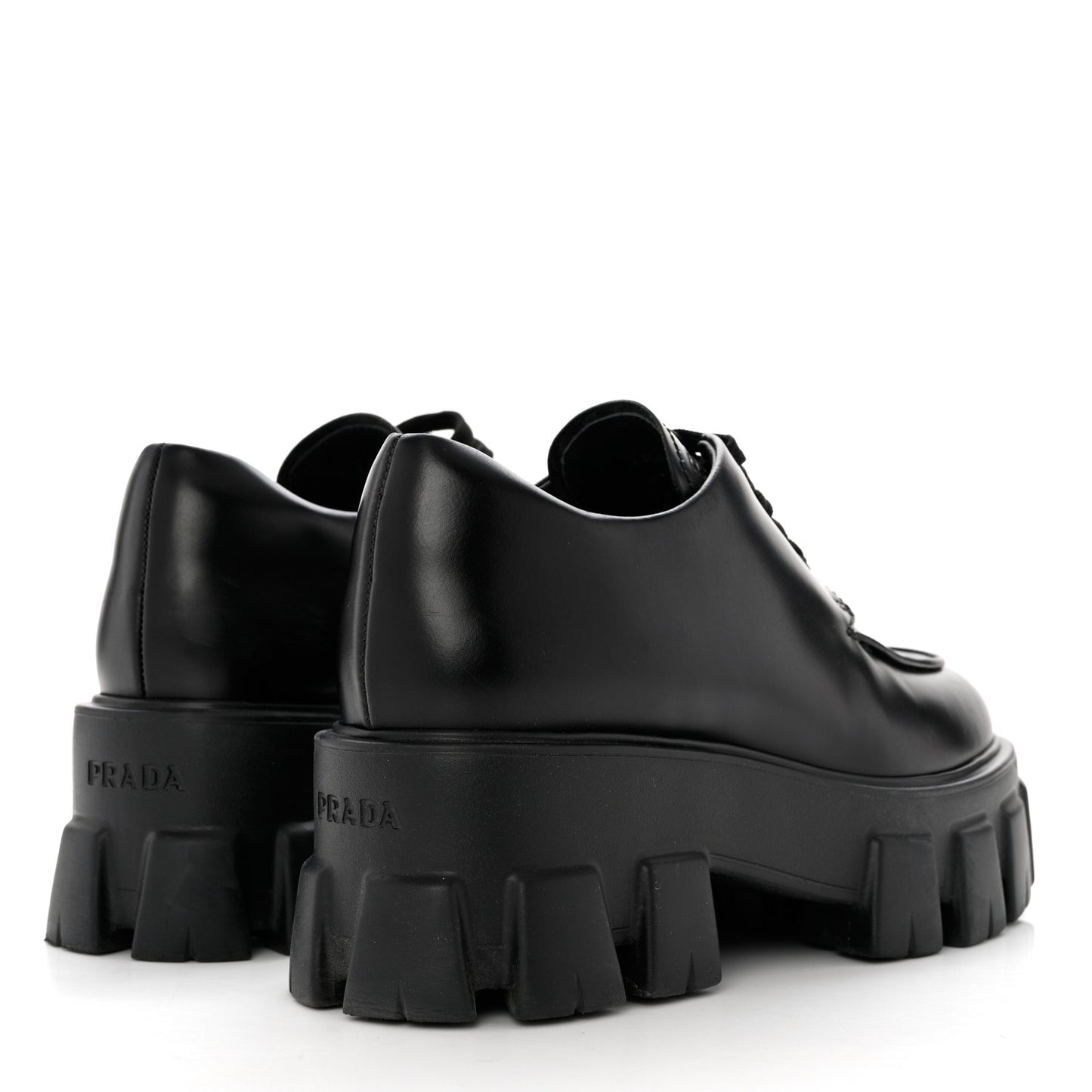 Spazzolato Rois Monolith 55mm Derby Loafers 36 Black