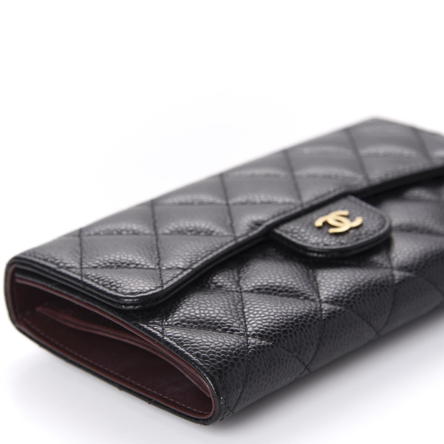 Chanel Caviar Quilted Large Flap Wallet Black 6 of 11