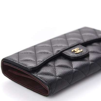 Chanel Caviar Quilted Large Flap Wallet Black 6 of 11