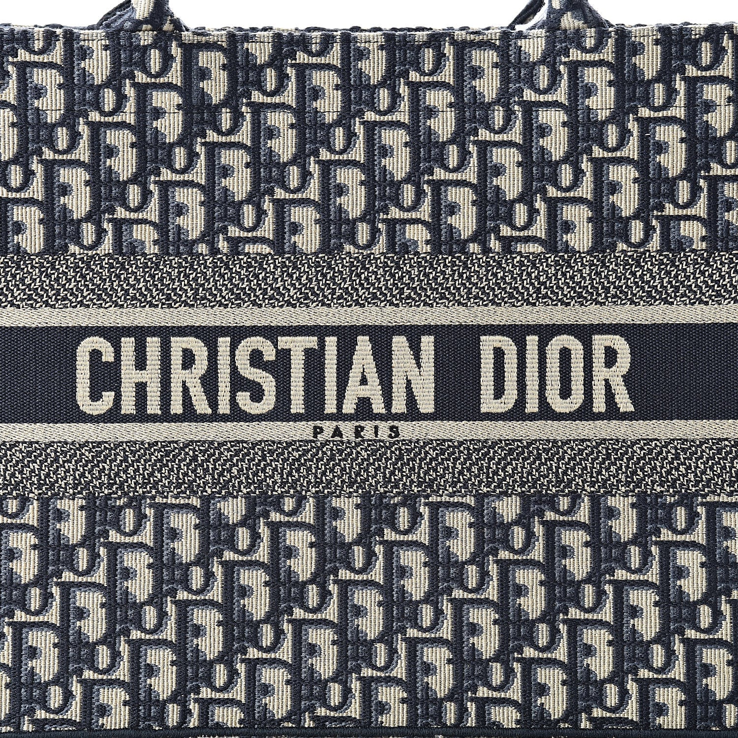 Christian Dior Oblique Medium Book Tote Blue Multicolor 8 of 10