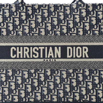 Christian Dior Oblique Medium Book Tote Blue Multicolor 8 of 10
