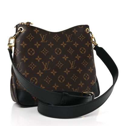 Louis Vuitton Monogram Odeon PM Black 3 of 7