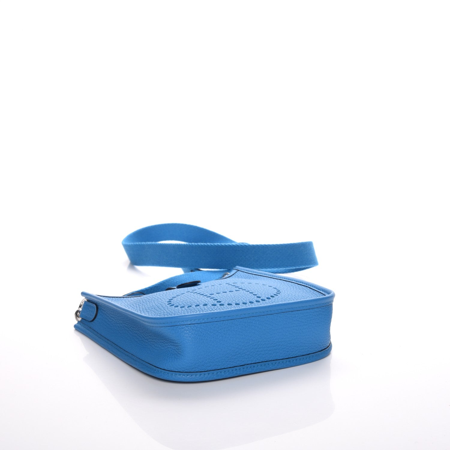 Hermes Taurillon Clemence Evelyne TPM Bleu Zanzibar 4 of 8