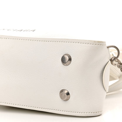 Balenciaga Calfskin S Triangle Duffle White 9 of 14