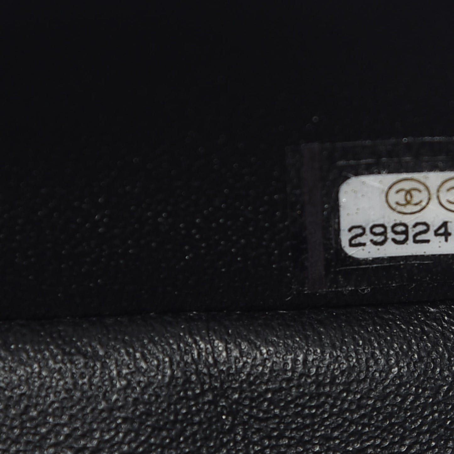 Lambskin Quilted Mini Square Flap Black