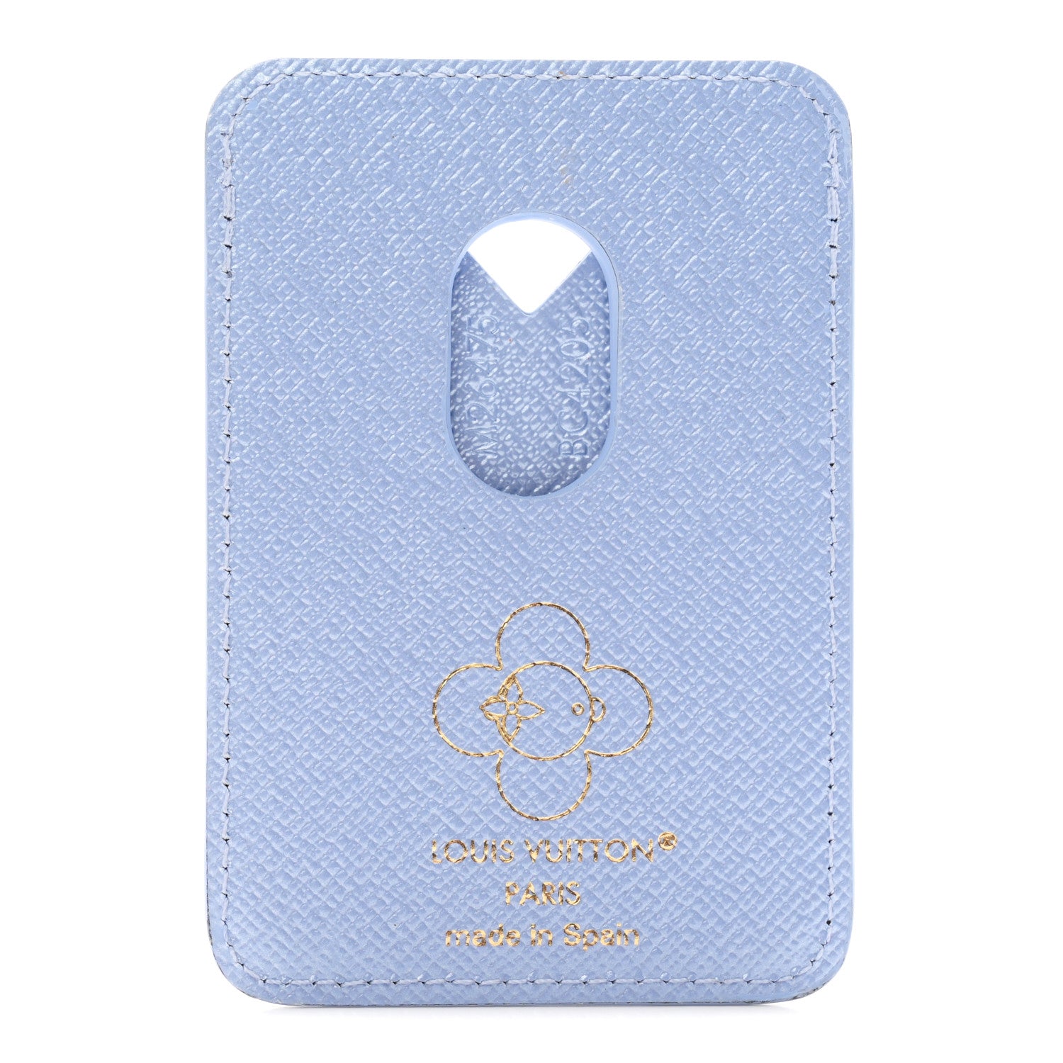 Louis Vuitton Monogram Magnet Vivienne Card Holder Blue Frost 5 of 8