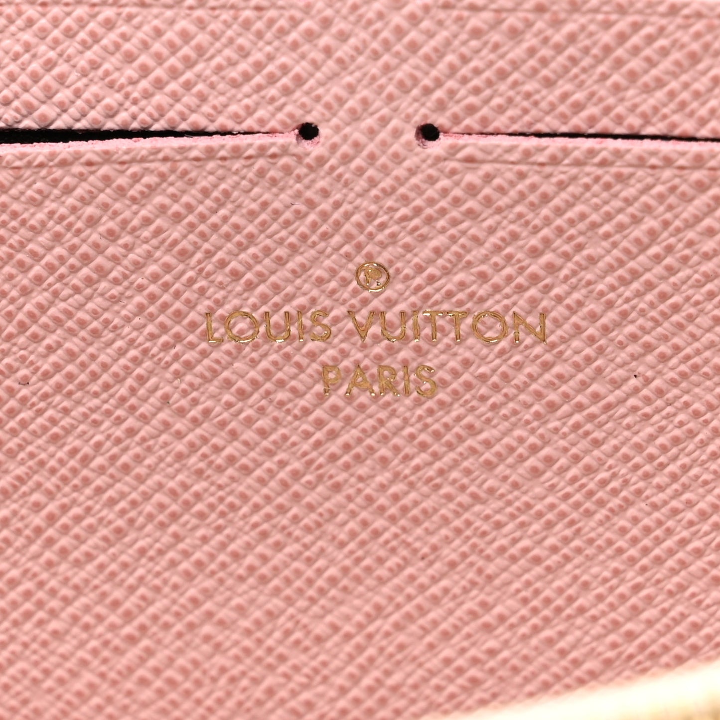 Damier Azur Clemence Wallet Rose Ballerine