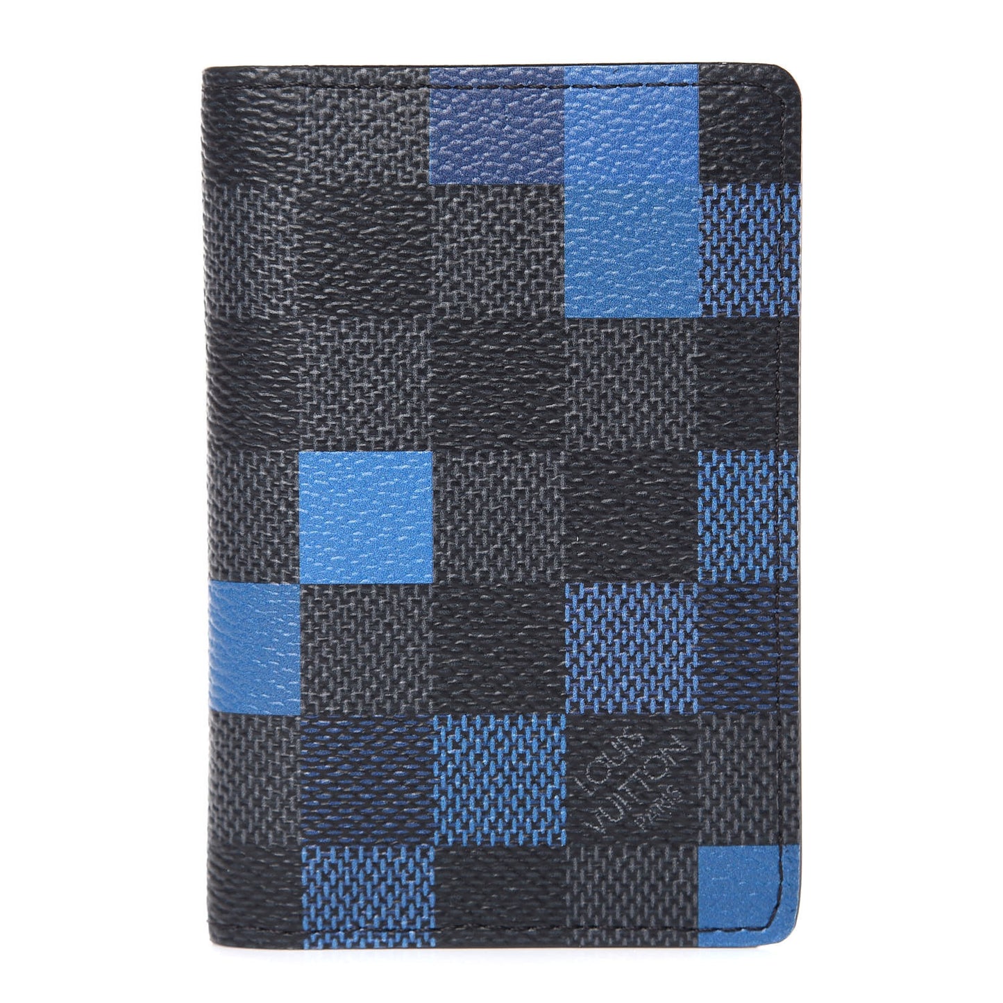 Damier Graphite Pixel Pocket Organizer Blue
