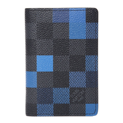 Louis Vuitton Damier Graphite Pixel Pocket Organizer Blue 1 of 7