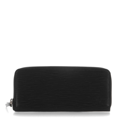 Louis Vuitton Epi Clemence Wallet Black 1 of 7