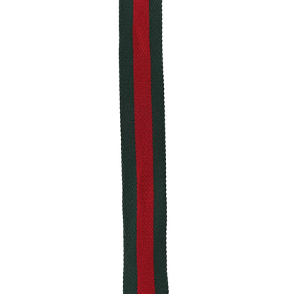 Gucci Nylon Calfskin Double G Web 40mm Belt 95 38 95 38 Green Red Cuir 4 of 6