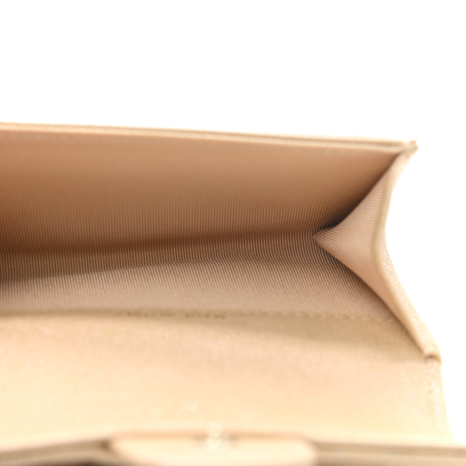 Chanel Iridescent Caviar Quilted Flap Card Holder Beige 5 of 8