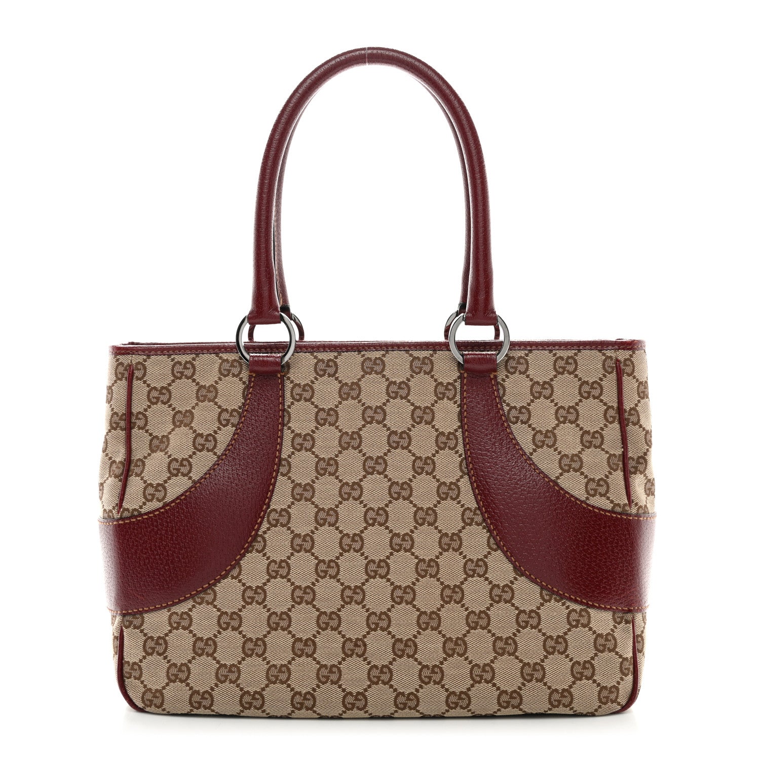Gucci Monogram Shoulder Bag Red 1 of 12