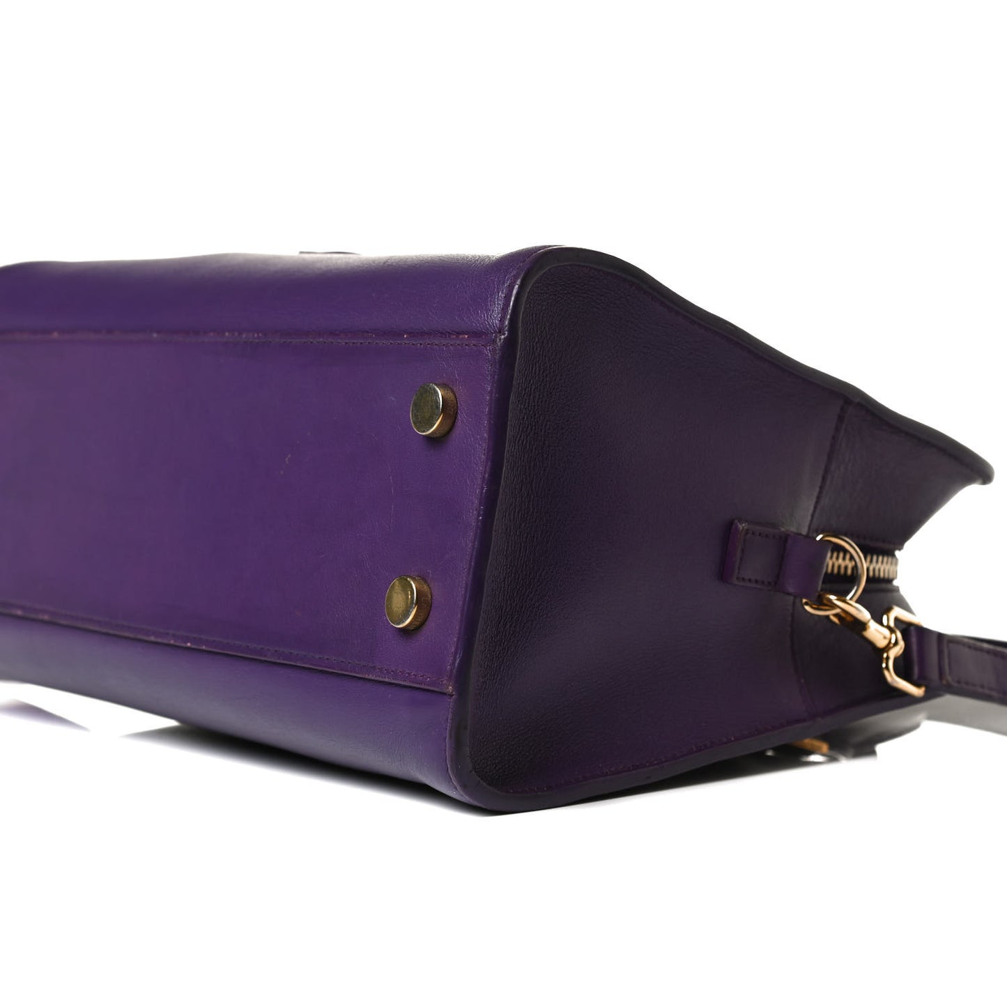 Calfskin Monogram Baby Cabas Purple