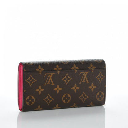 Louis Vuitton Monogram 2015 Christmas Animation Sarah Wallet Hibiscus 3 of 6