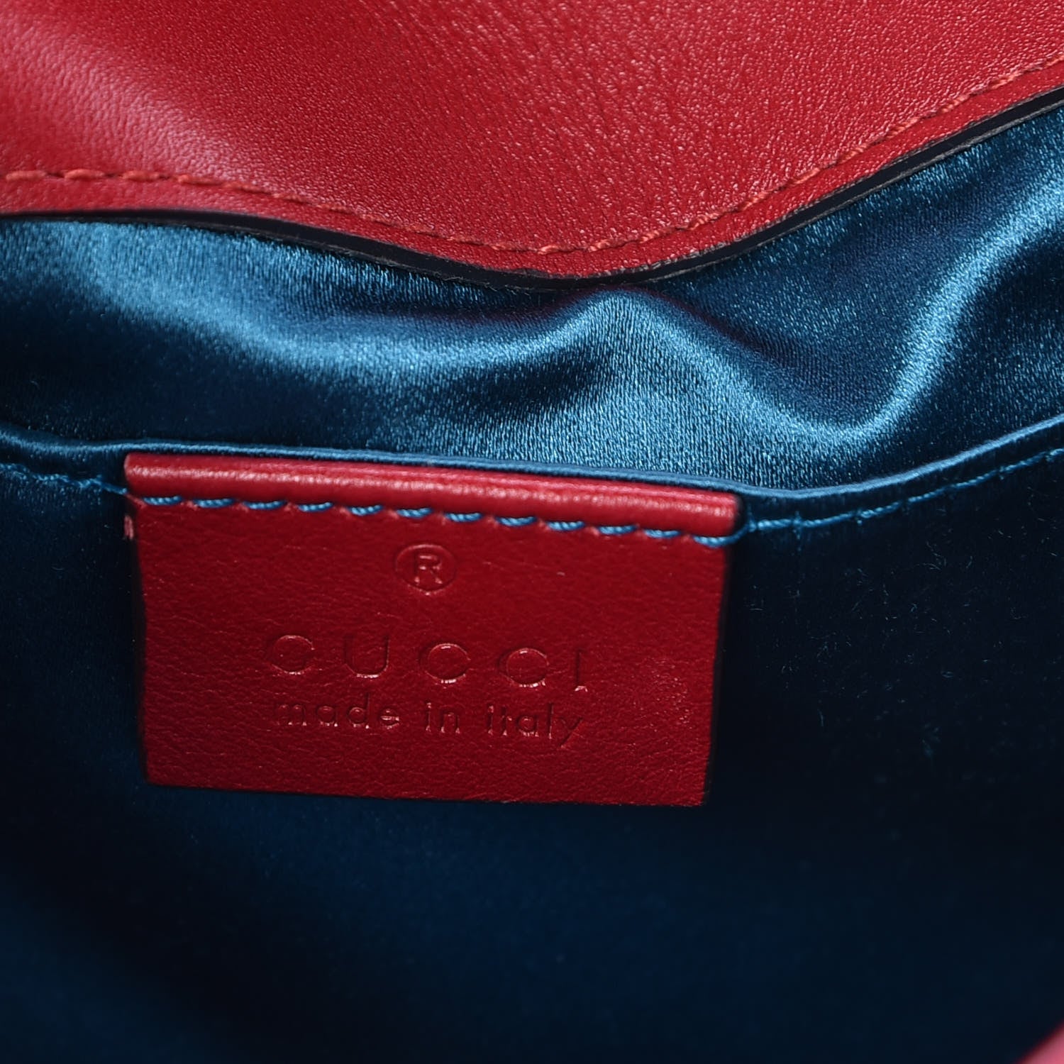 Gucci Velvet Matelasse Mini GG Marmont Shoulder Bag Hibiscus Red 6 of 12