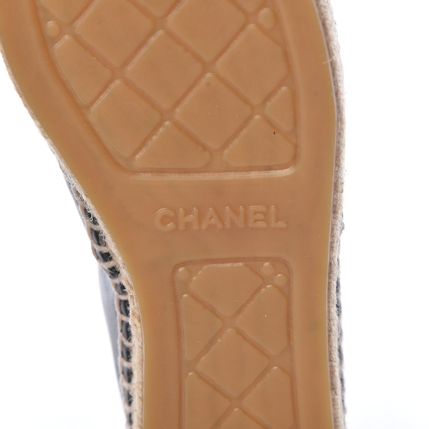 Lambskin CC Espadrilles 39 Black