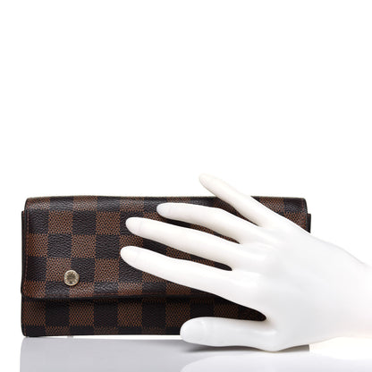 Louis Vuitton Damier Ebene Portefeuille Long Modulable Wallet 2 of 15