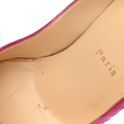 Christian Louboutin Crystal Suede Bollywoody 150 Pumps 40 Hot Pink 12 of 12