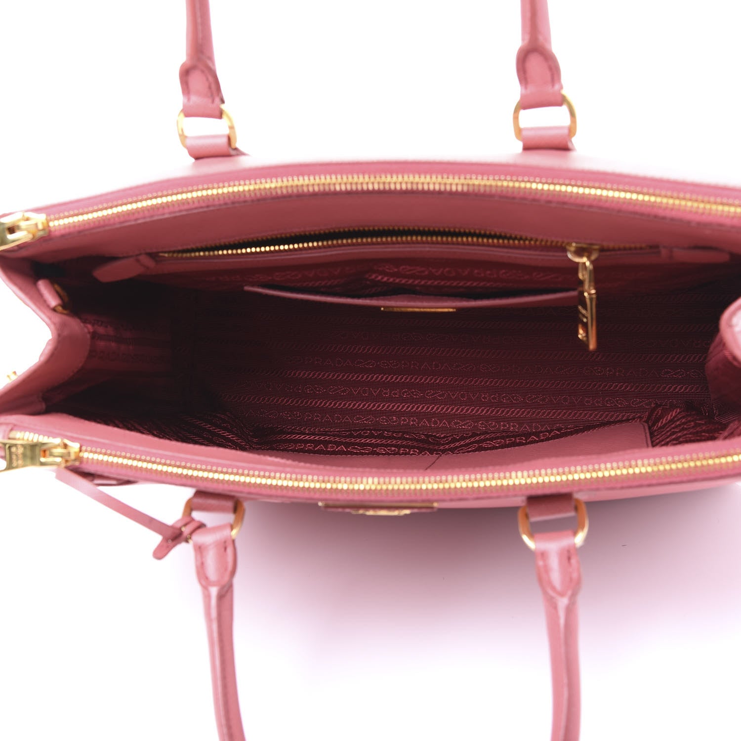Prada Saffiano Medium Galleria Double Zip Tote Tamaris 4 of 8