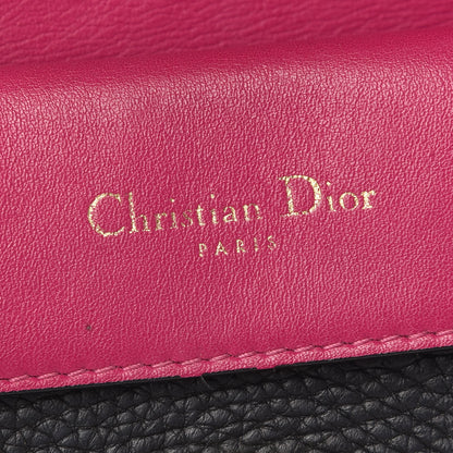 Christian Dior Bullcalf Small Be Dior Flap Black Fraise 6 of 9