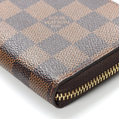 Louis Vuitton Damier Ebene Clemence Wallet Cherry 9 of 12