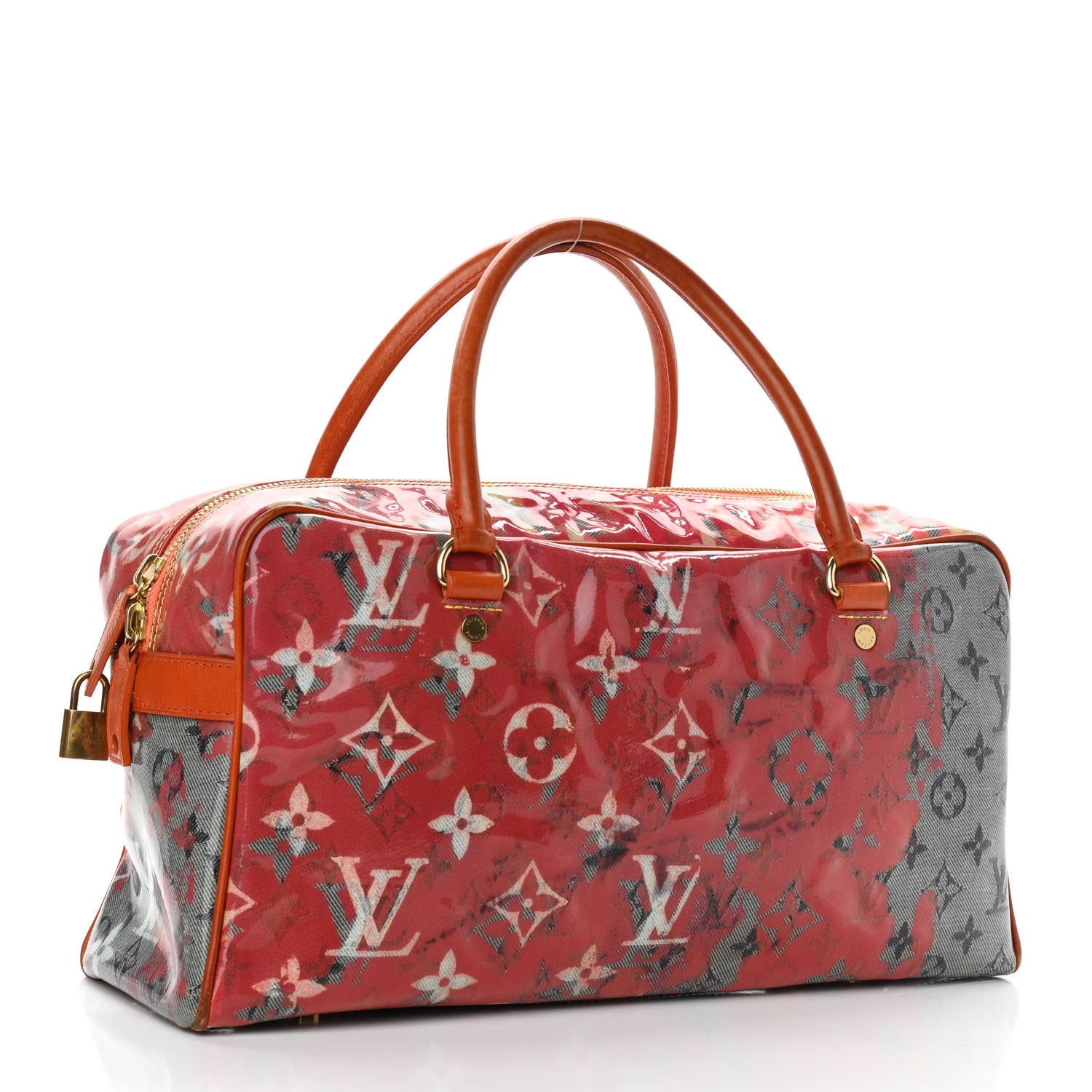 Louis Vuitton Monogram Richard Prince Weekender Satchel 3 of 14