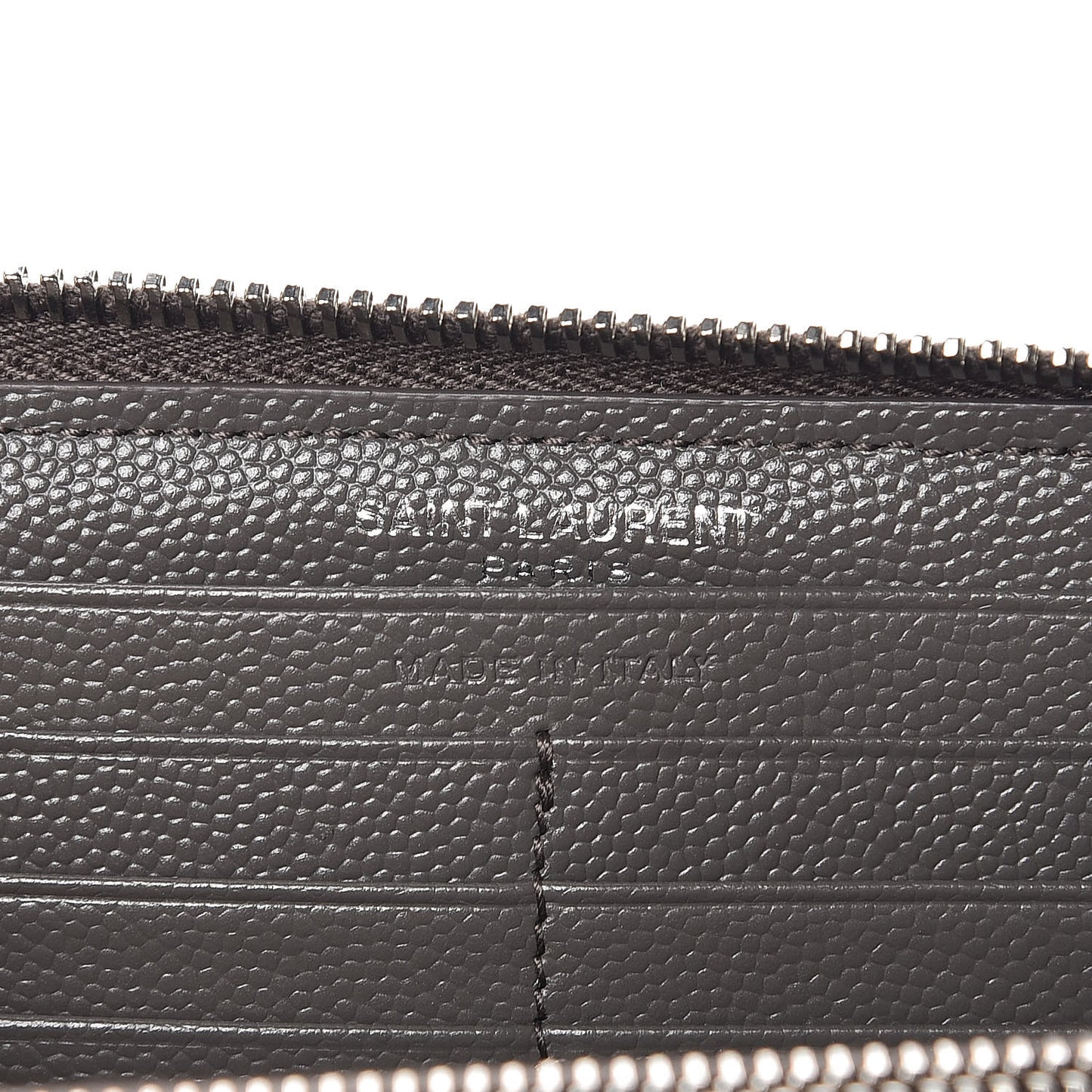Grain De Poudre Matelasse Chevron Monogram Zip Around Wallet Earth