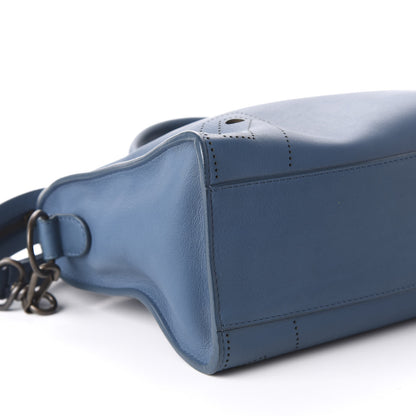 Balenciaga Veau Soyeux Perforated Blackout Hardware S City Bleu Canard 6 of 10