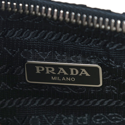 Prada Tessuto Nylon Gaufre Shoulder Bag Black 6 of 10
