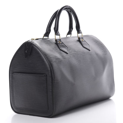 Louis Vuitton Epi Speedy 30 Black 2 of 14