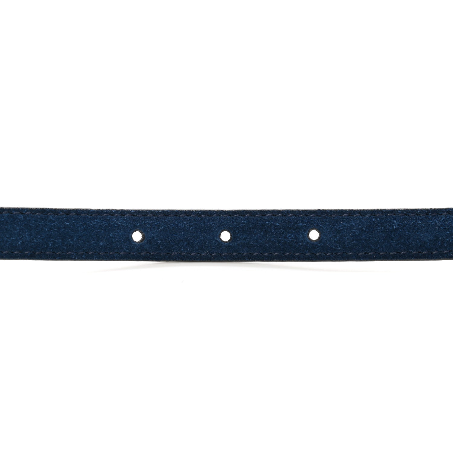 Gucci Suede Calfskin Torchon Double G 15mm Belt 70 28 Blue Agata 5 of 5