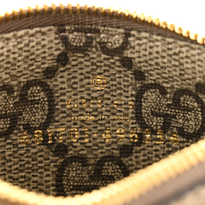 Gucci X BALENCIAGA GG Supreme Monogram Zip Card Case Beige Ebony 6 of 7