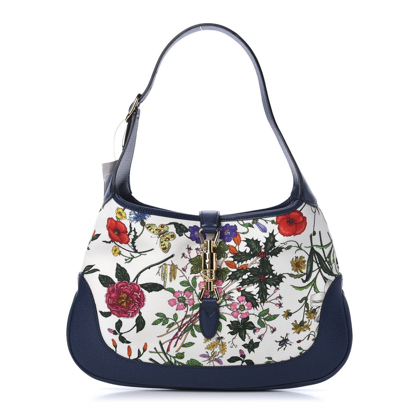 Canvas Flora Medium Jackie Hobo Blue Agata