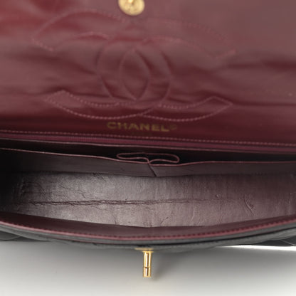 Chanel Lambskin Quilted Medium Double Flap Black 4 of 6