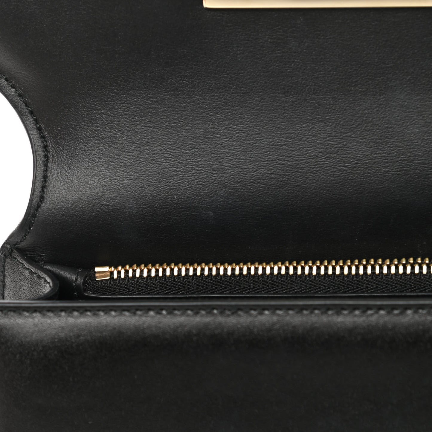 Calfskin Vela Crossbody Bag Black