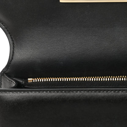 Salvatore Ferragamo Calfskin Vela Crossbody Bag Black 10 of 11