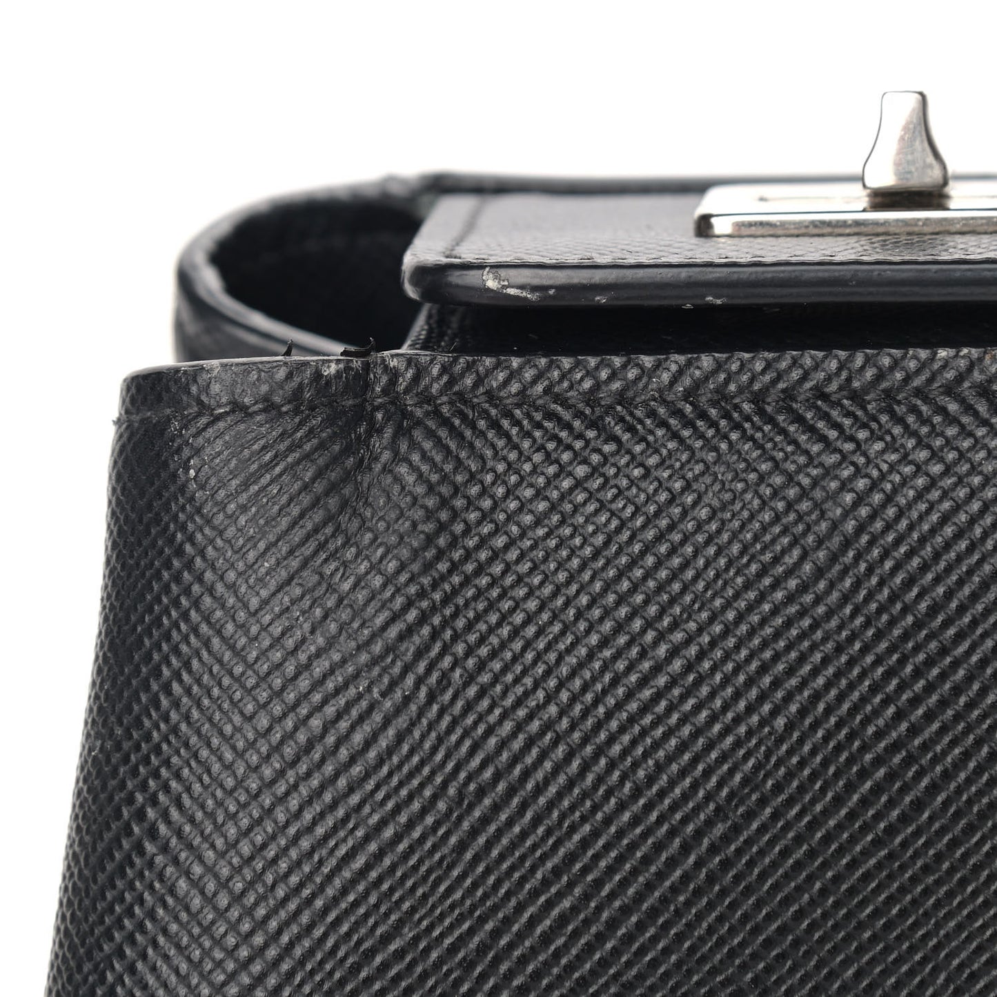 Saffiano Cuir Twin Tote Black