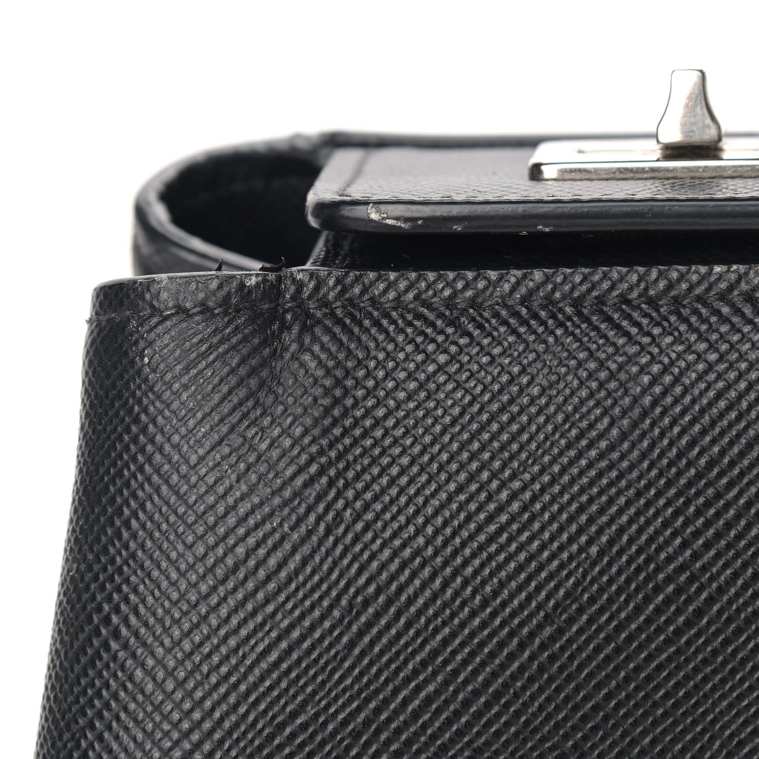 Prada Saffiano Cuir Twin Tote Black 18 of 21