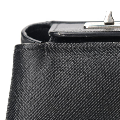 Prada Saffiano Cuir Twin Tote Black 18 of 21