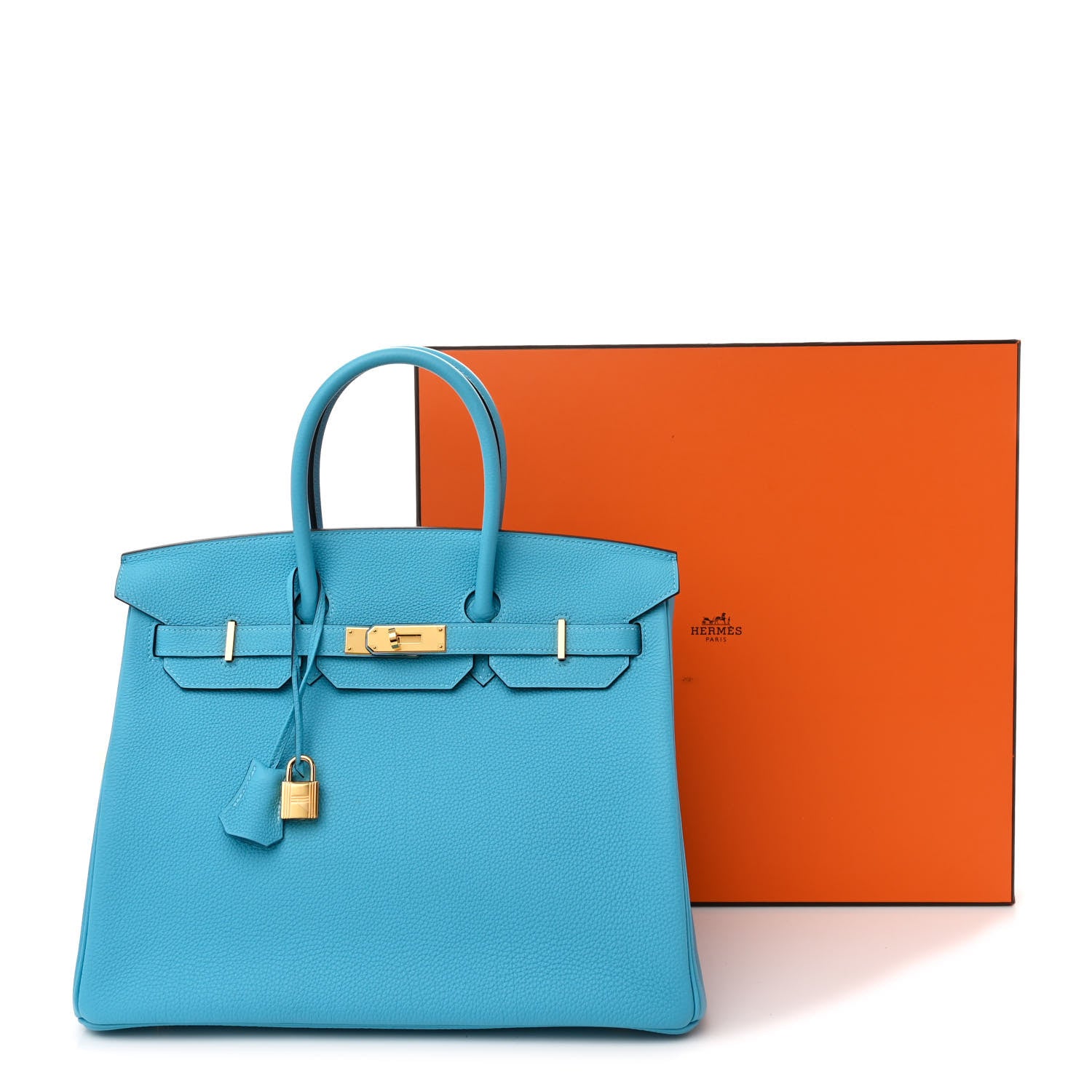 Hermes Togo Birkin 35 Bleu Du Nord 10 of 10