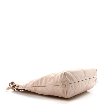 Chanel Calfskin Quilted Small Chanel 22 Light Pink 5 of 12