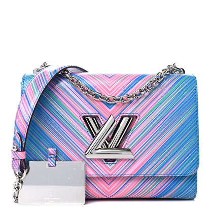 Louis Vuitton Epi Tropical Twist Shoulder Bag MM Blue Rose 1 of 9
