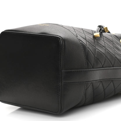 Saint Laurent Lambskin Quilted Small Emmanuelle Bucket Bag Black 10 of 11