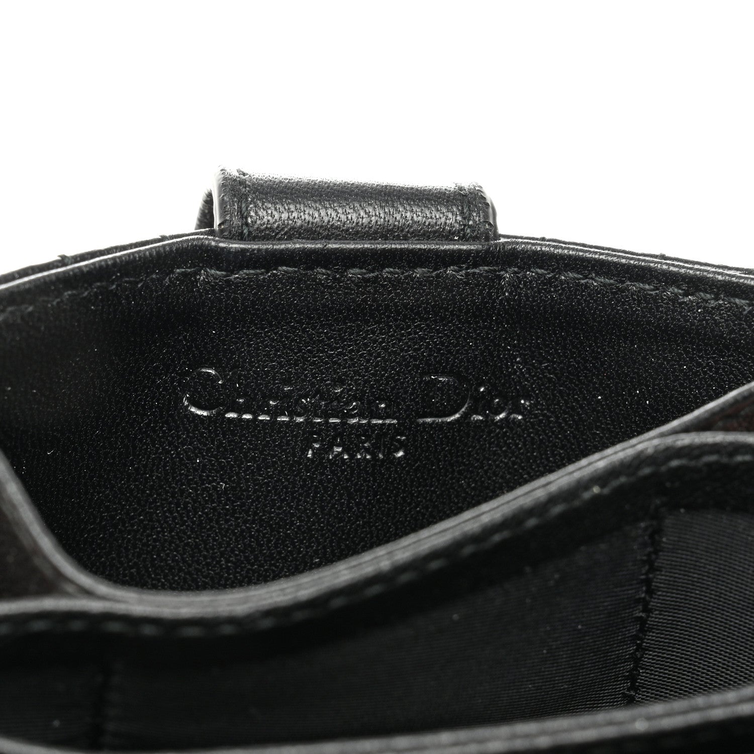 Christian Dior Lambskin Cannage Lucky Badges Lady Dior 5-Gusset Card Holder Black 6 of 12