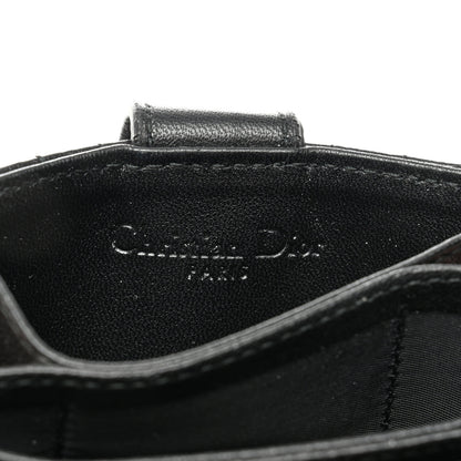 Christian Dior Lambskin Cannage Lucky Badges Lady Dior 5-Gusset Card Holder Black 6 of 12