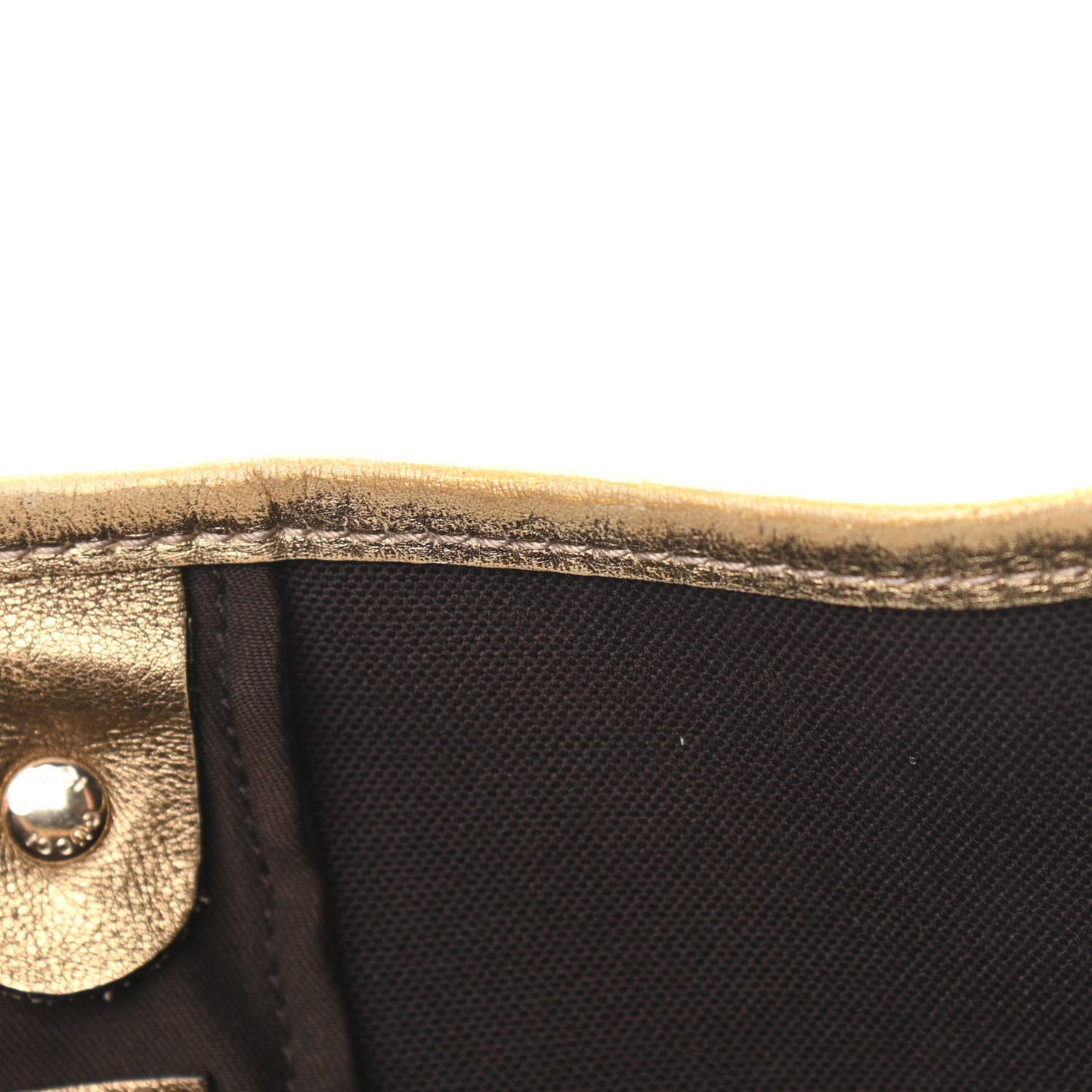 Crystal Monogram Medium Joy Tote Gold