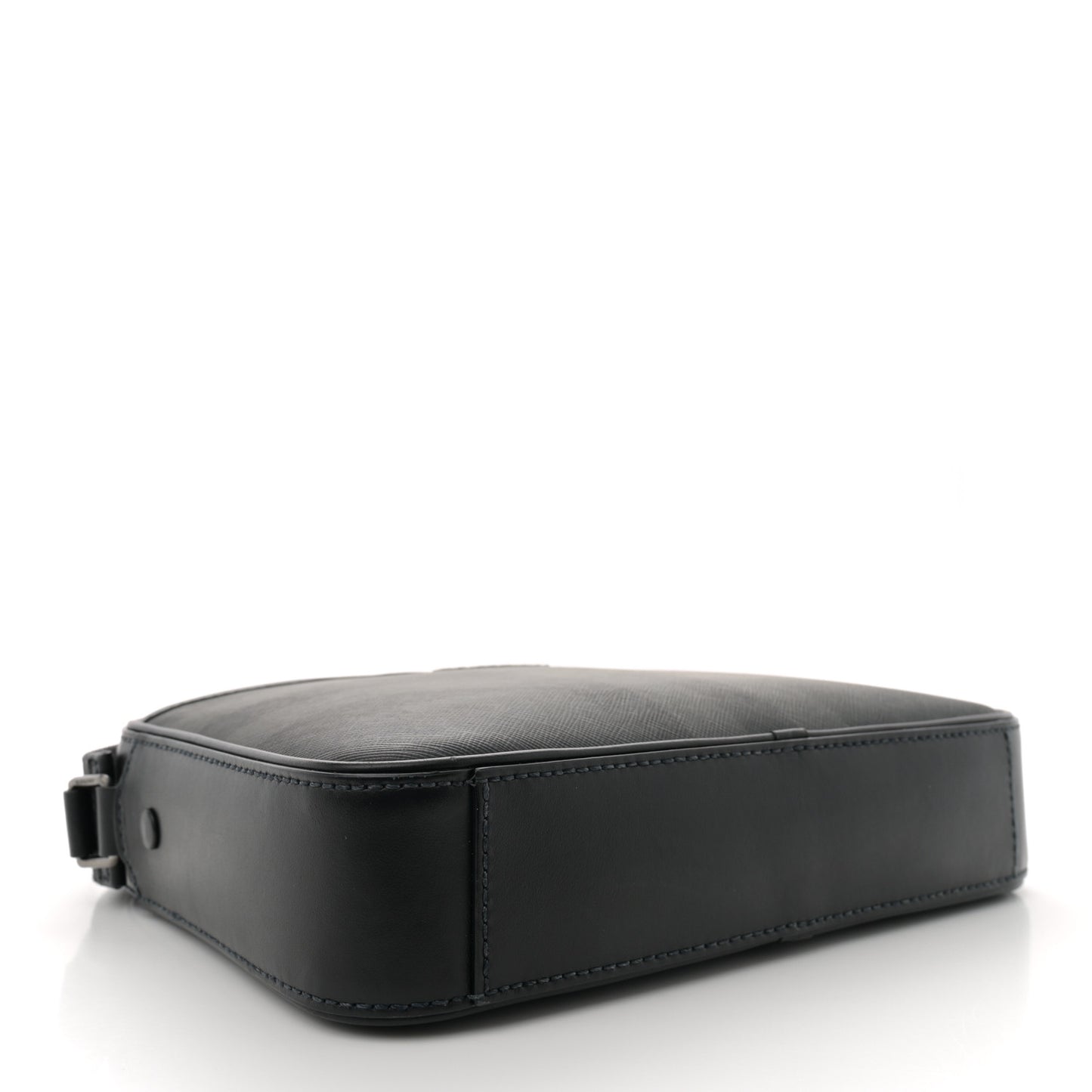 Coated Canvas Calfskin Check Muswell Bag Charcoal
